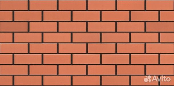 Облицовочный кирпич красный гладкий 1,4 NF