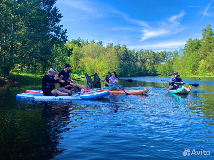 Тур на сапах по озерам и рекам в Чувашии
