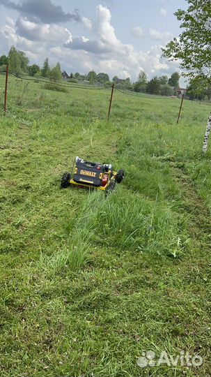 Газонокосилка самоходная на пульте