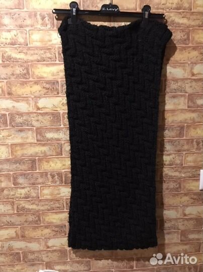 Шарф хомут черный