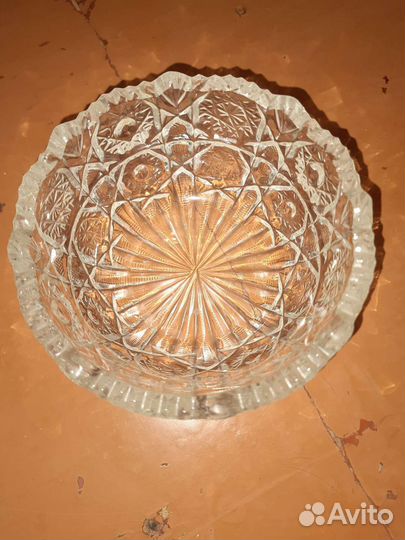 Салатник хрустальный