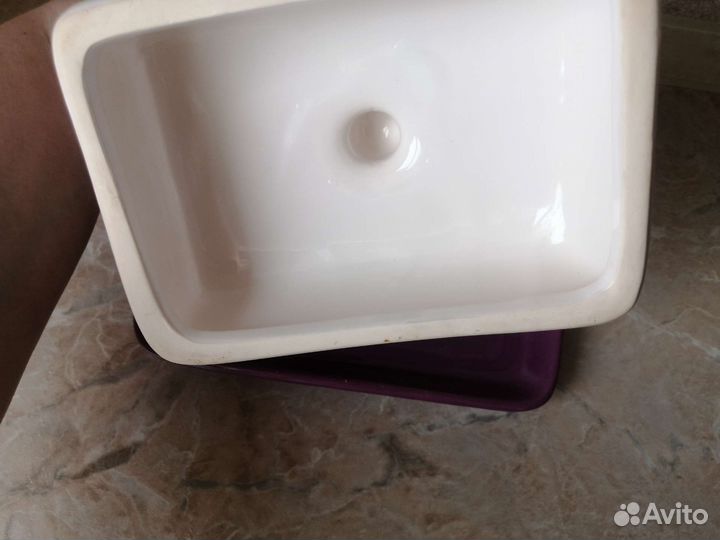 Масленка керамика 17х12