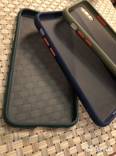 Чехол на iPhone X Синий продан