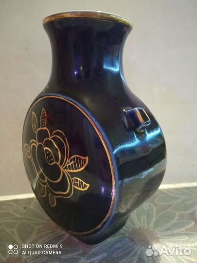 Ваза СССР Гжель Кобальт