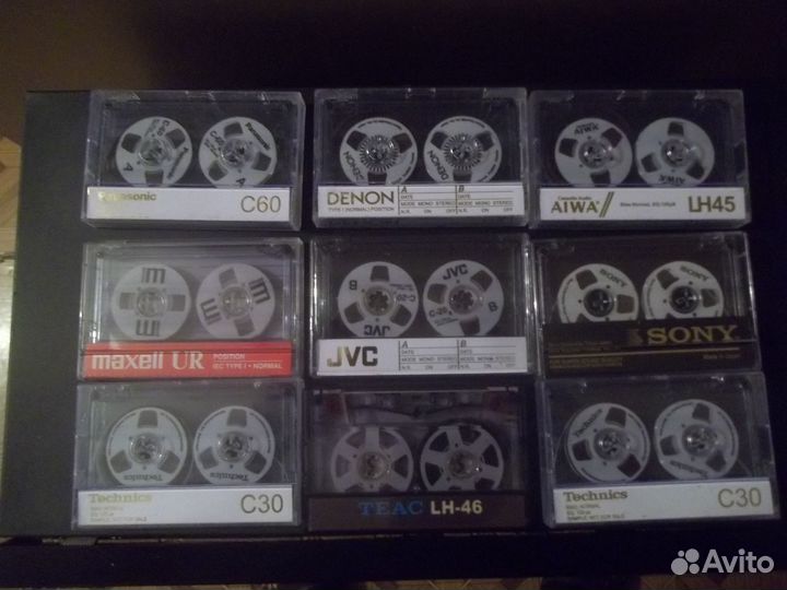 Кассеты с бобинками катушками