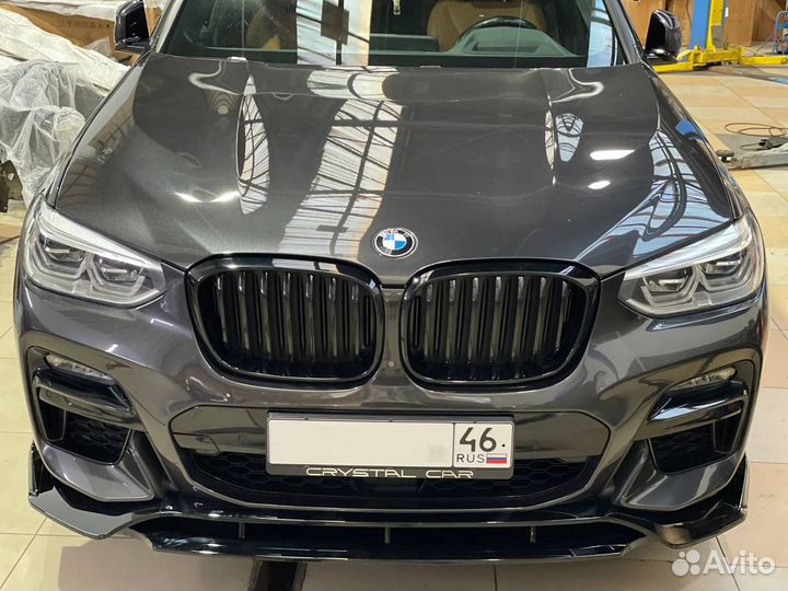 Bmw G01 G02 Сплиттер глянец М перфоманс