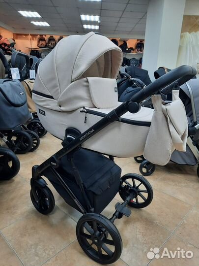 Коляска 2в1 (Riko Basic) montana (бежевый)