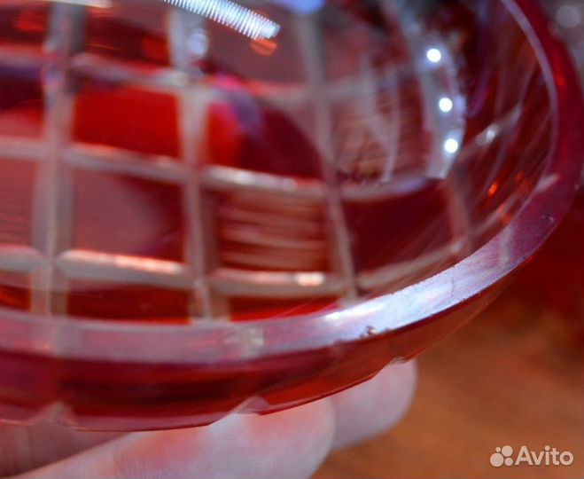 Стеклянные розетки- 4 шт (крашенное стекло )