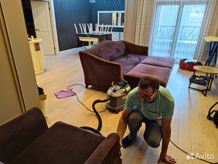 Химчистка мягкой мебели на дому