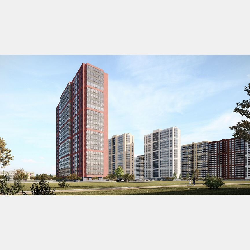 1-к. квартира, 33,8 м², 21/22 эт.