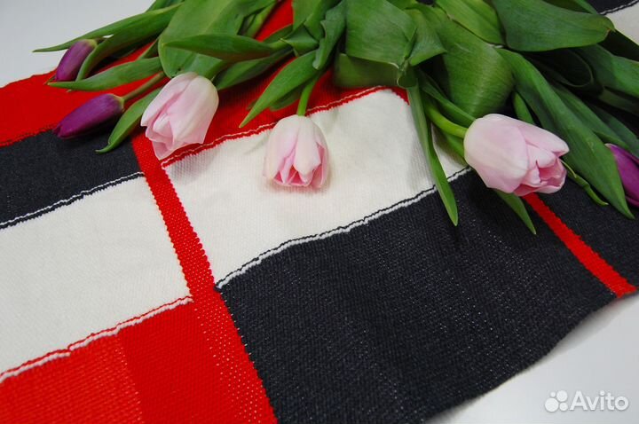 Дорожка-скатерть на стол ручного ткачества