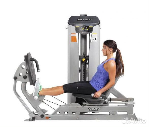 Грузоблочный тренажер Hoist Жим ногами сидя / Икро