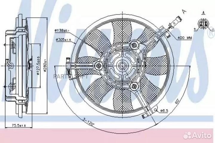 Вентилятор VW passat (1997) 2.3 VR5