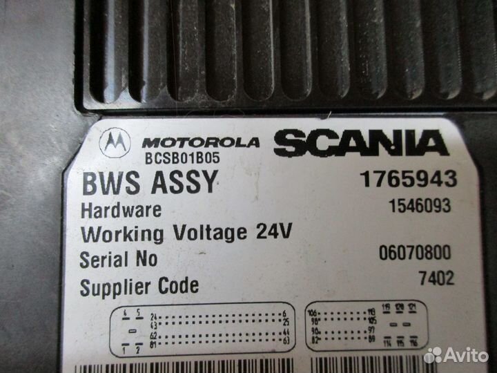 Блок электронный BWS assy Scania P,G,R series