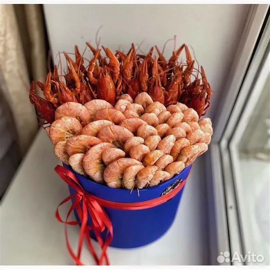 Букет из морепродуктов на 23 февраля