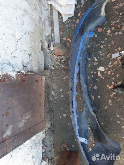 Бампер на хундай солярис 2011 года