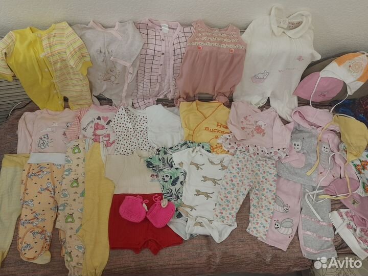 Одежда пакетом для девочки 62 + комбинезон весна