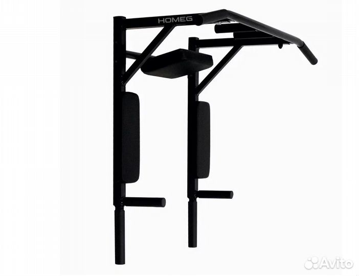 Настенный турник 3 в 1 черного цвета новый