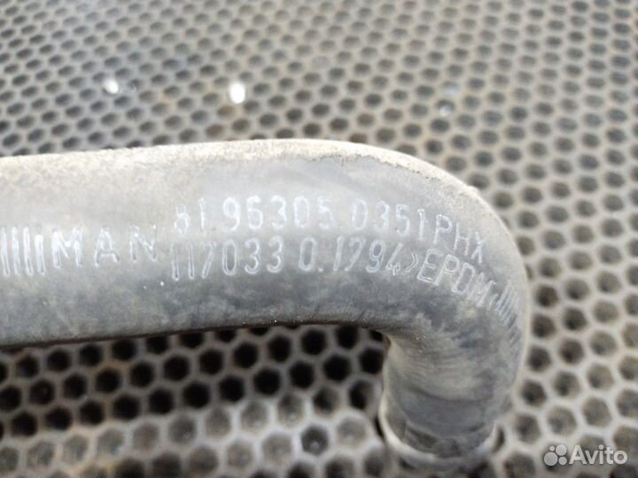 Патрубок отопителя Man TGA, Man TGS, Man TGX