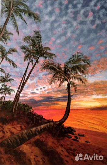 Картина акрилом 