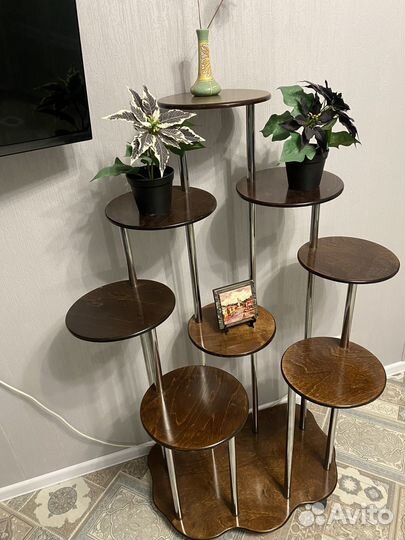 Стойка для цветов напольная