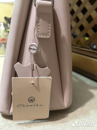 Сумка женская натуральная кожа эконика
