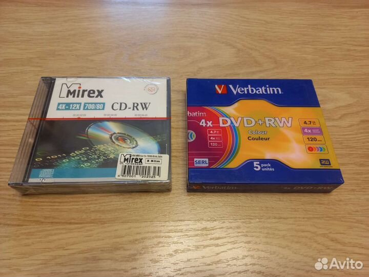 Диски CD-RW и DVD+RW
