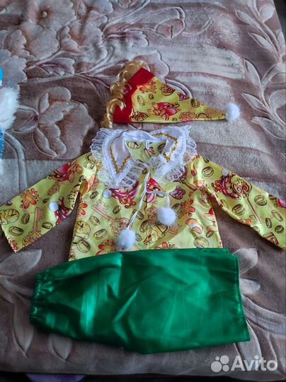 Новогодний костюм для мальчика снеговик, буратино