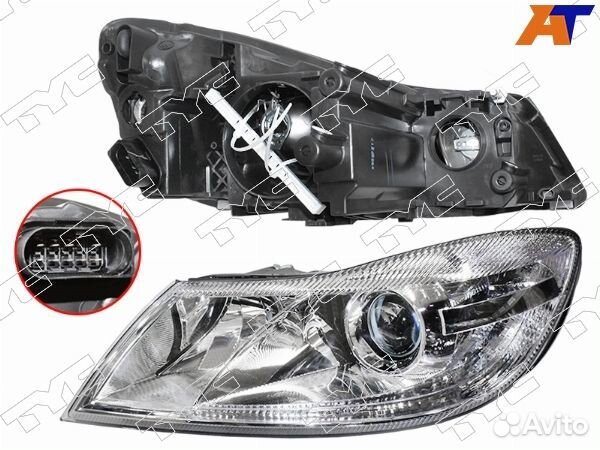 Фара skoda octavia, skoda octavia A5 04-13