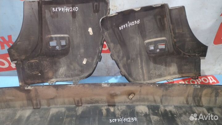 Задний бампер Рено Сценик 2