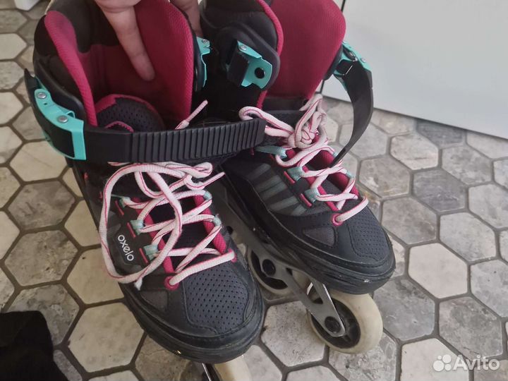 Роликовые коньки детские раздвижные