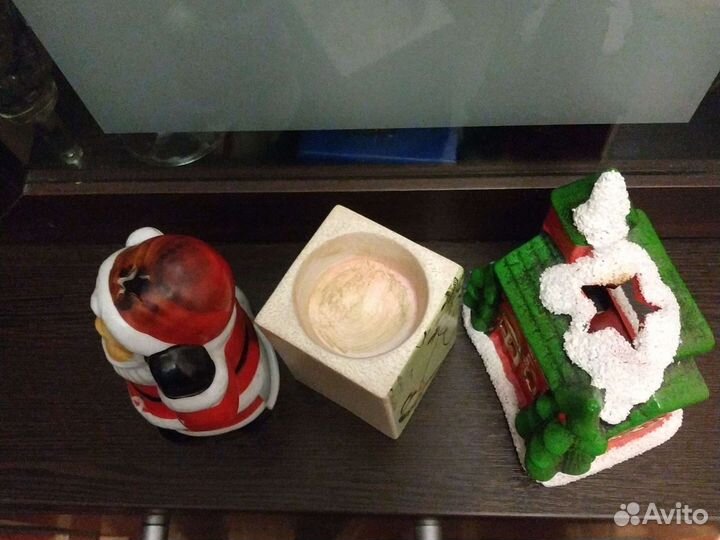 Подсвечники, свечи, аромалампа, статуэтки, копилки