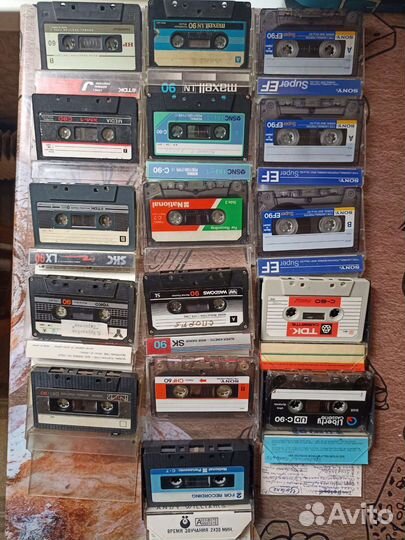 Аудиокассеты с записью