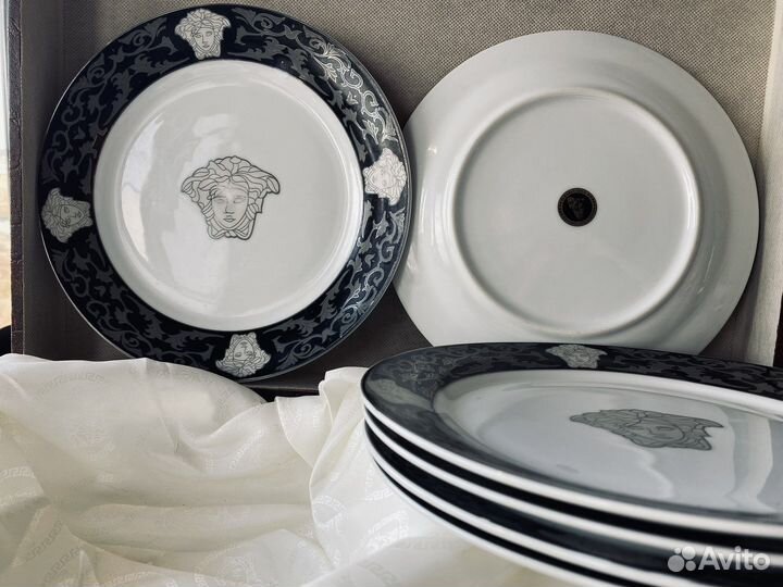 Столовый сервиз Da Vinci Caesarion Black Platinum