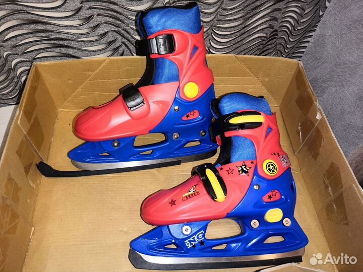 Коньки детские раздвижные 33 36