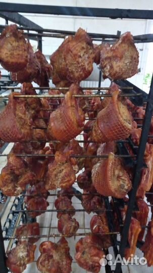 Щеки свиные варено-копченные