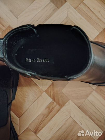 Ботинки демисезонные мужские кожаные