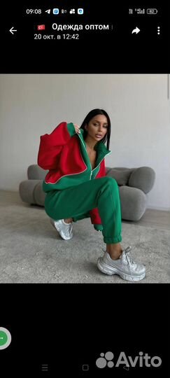 Спортивный костюм утепленный женский