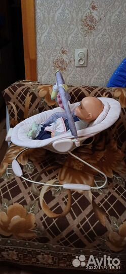 Шезлонг детский