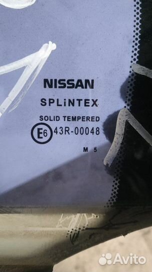 Стекло кузовное глухое заднее левое Nissan Primera