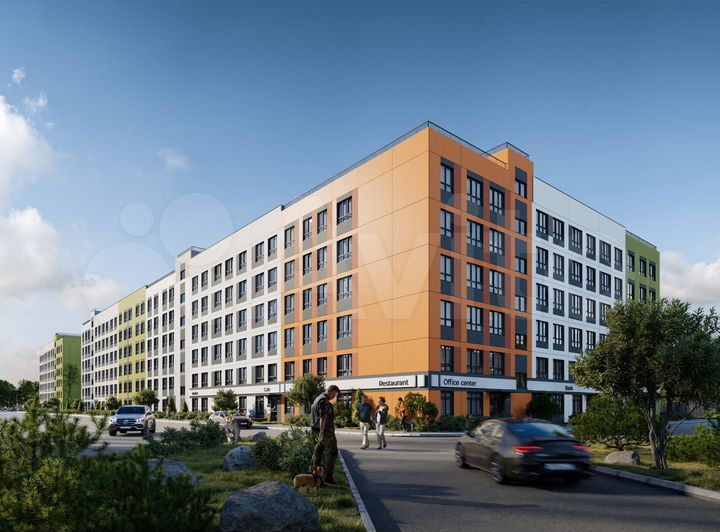 1-к. квартира, 33,3 м², 2/6 эт.