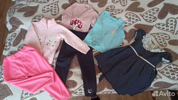 2 пакета вещей для девочки 92-104