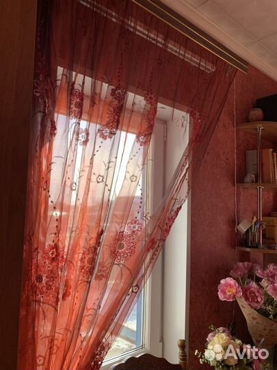 Тюль с карнизами