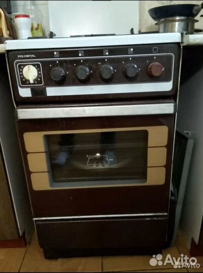 Газовая плита бу Polmetal(Польша)