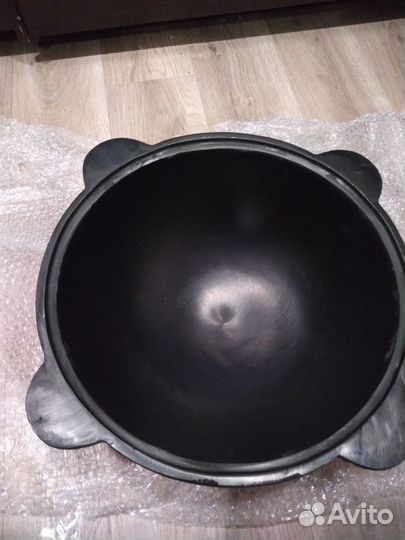 Казан чугунный 6 литров с печью