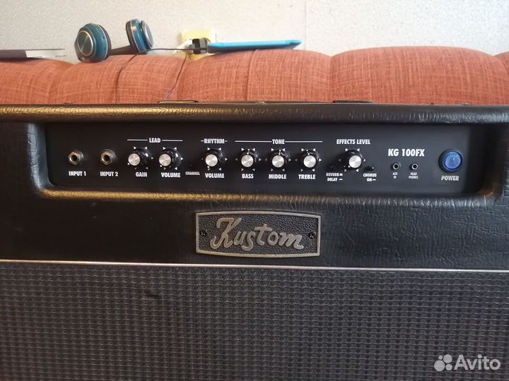 Гитарный комбоусилитель kustom kg100fx212