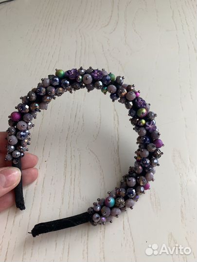 Ободок для волос ручной работы