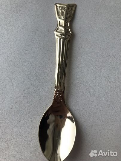 Кофейные ложечки позолоченые 12 шт