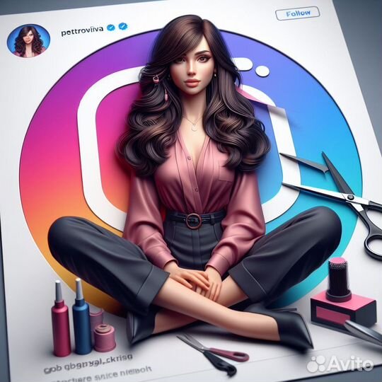 Цифровой двойник. Модный 3D аватар для соц. Сетей