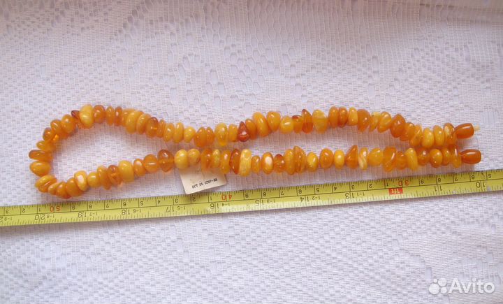 Янтарные Бусы Колье Натуральный Янтарь 41 гр. СССР